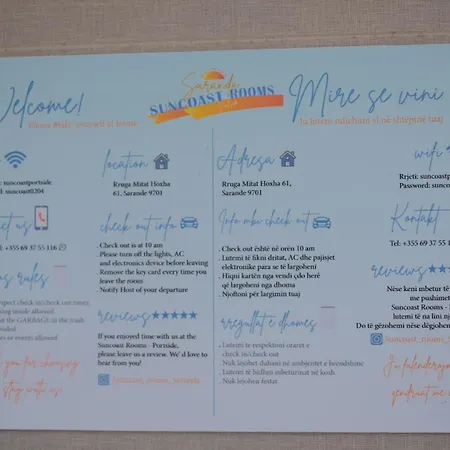 Apartment Suncoast Near Port & Sarandë